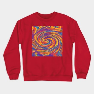 Tribal Starburst Spiral Crewneck Sweatshirt